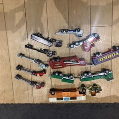 vintage toy trucks and articulated trucks