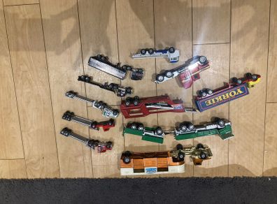 vintage toy trucks and articulated trucks