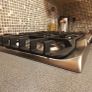Zanussi Inox 5 burner kitchen hob Image 4