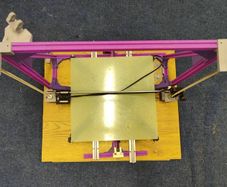 Large 3D printer,. unfinished project, 410x410mm bed, board GT2560