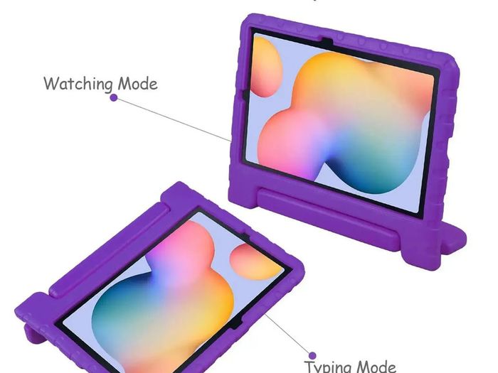 For Lenovo Tab K10 Kids Case Shockproof Cover With Stand - Purple