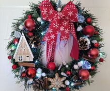Christmas door wreath