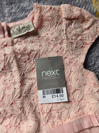 2-3years, With Tags Next Toddler Floral Lace & Tulle Dress