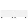 Coffee Table High Gloss White 120x60x35 cm Image 2