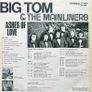 Big Tom & The Mainliners - Ashes of Love. Rare Irish pressing in super minty condition. Cover and LP in super shape. Image 2