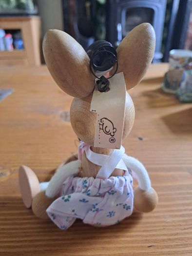 Bunny Bouncy spring wooden toy