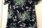 Navy Floral Top BNWT