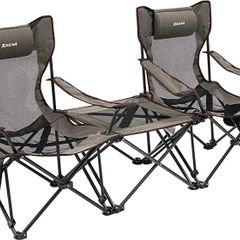 Camping Chairs Folding Reclining Portable Chair with Cup Holder Detachable Side Table and Carry Bag (FREE SHIPPING)