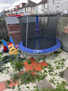 Trampoline and Slide