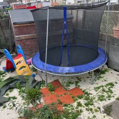 Trampoline and Slide