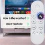 Voice Remote for Google Chromecast 4K Snow - Easy Control of Your Streaming Media Player (Remote Control Only) Image 4