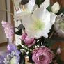 Stunning vase with Silk Flowers (Flowers are from Arnotts so exceptional Quality) Image 5