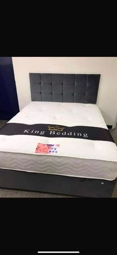 New Stylish Double 4ft, 4ft6, King 5ft And 6ft Superking Sizes Divan Beds Instock. Drawers And Optional Tufted Mattresses Available. Free Delivery