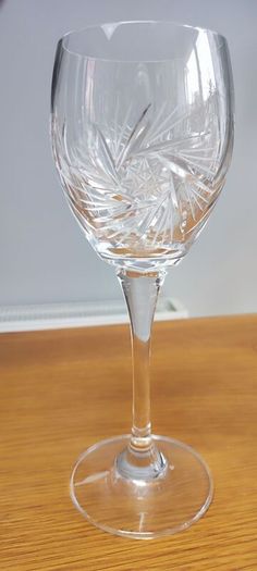 Vintage Bohemia Crystal Wine Glasses