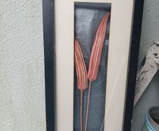 Stunning framed Okra Pods Picture