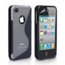 Protective Case S-Line Soft Gel Silicone Cover for iPhone 4 4S + Free Screen Protecor Image 2