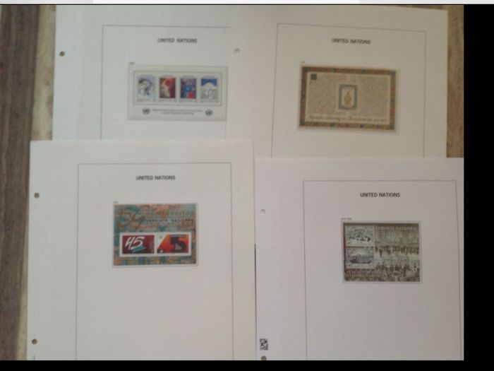 Stamp collection United Nations Vienna