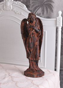 Garden Sculpture Angel Figurine Statue Balcony Sculpture Decorative Figure Art