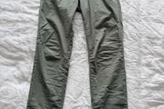 Massimo Dutti Men's Slim Fit Green Chino Trousers - Size EUR 42