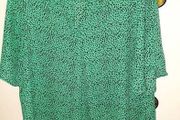 Gallery Green Polkadot Top , UK 18 , Excellent Condition