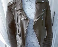 BODA SKINS Lambskin Leather Biker Jacket Size L Bruce Springsteen River Tour 2016 Patch