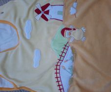 French Grobag sleeping bag velour Doudout et Compagnie 3-6 months