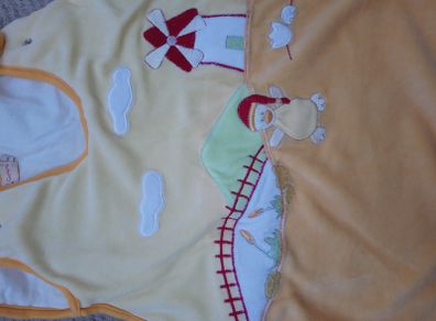 French Grobag sleeping bag velour Doudout et Compagnie 3-6 months