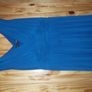 Blue Grecian style occasion dress Image 3