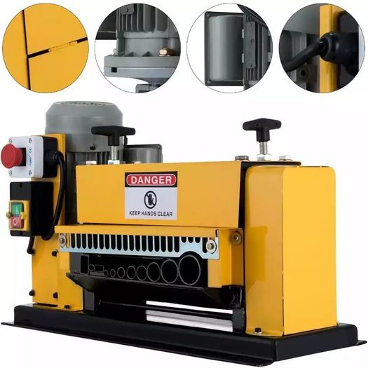 Scrap Cable Stripping Machine 1mm-38mm 10 Blades Wire Stripper Recycling Copper Cable Stripper