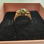 18ct Gold Emerald And Diamond Ring Image 3