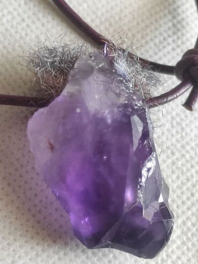 Amethyst pendant necklace