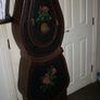 Antique 18th Century Swedish Rosemal Grandmother Clock (height 86") (works well and keeps time) Image 6