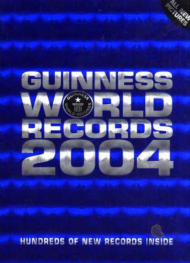 Guinness Book Of Records 2003, 2004 & 2007 & 2014 For Sale.