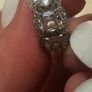14K White Gold Diamond Ring Image 2