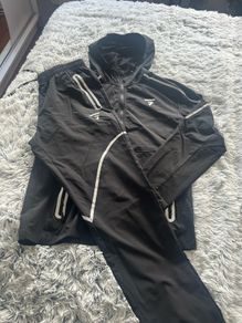 GRIID Black reflective tracksuit