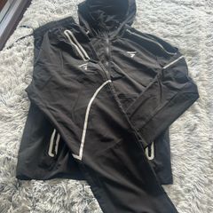 GRIID Black reflective tracksuit