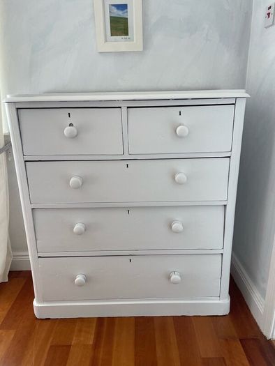 Antique Solid pine chest of drawers
