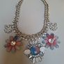 Flowers and diamonds Necklace Image 5