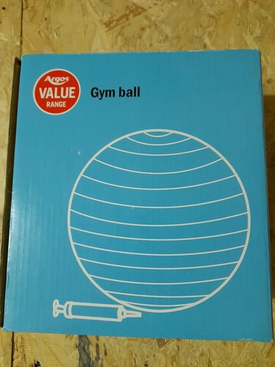 Gym ball, brand new in box