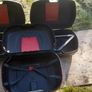 Givi motorcycle touring hard cases with Wingrack and Top Case Plate Image 7
