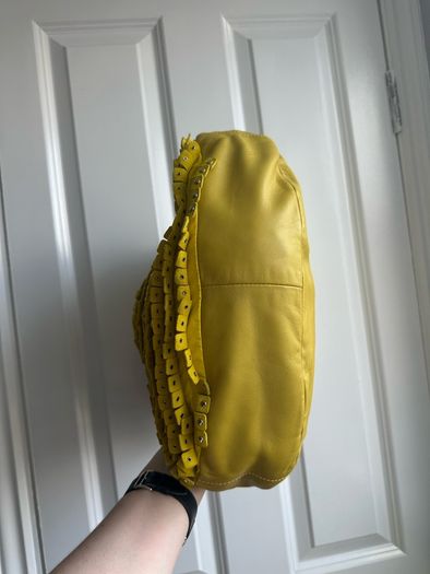 Jimmy Choo studded suede and leather hobo
