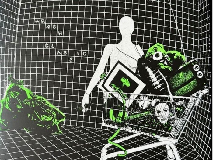 Frankie & The Witch Fingers "trash Classic" Clear W/ Green Liquid-filled Vinyl Free viewing