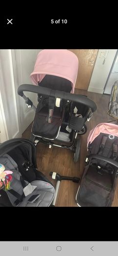 Bugaboo Donkey 3 double buggy plus carseat and isofix