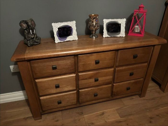 Danube Oak Bedroom Furniture Set