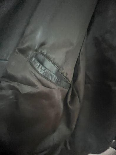 Mens Leather Bomber Jacket