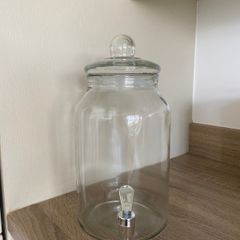 Glass Jar Water/Drink Dispenser