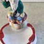 OLD VINTAGE IRISH ASHTRAY  Leprechaun Cobbler Ceramic Glazed Figure St. Patrick's Day. Image 2