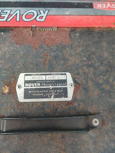 Rover Briggs petrol lawnmower