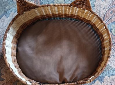 Wicker Cat Basket