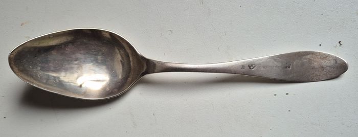 Silver spoon, probably Swedish, Sterling? Rare Markings, Antique